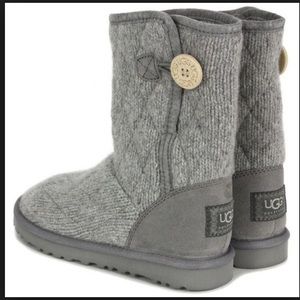 Ugg Australia gray sweater boot